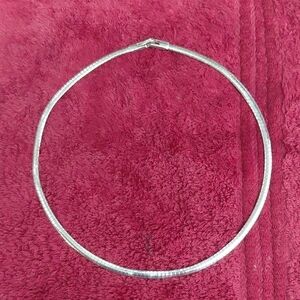 Vintage Omega Chain Cooker Necklace